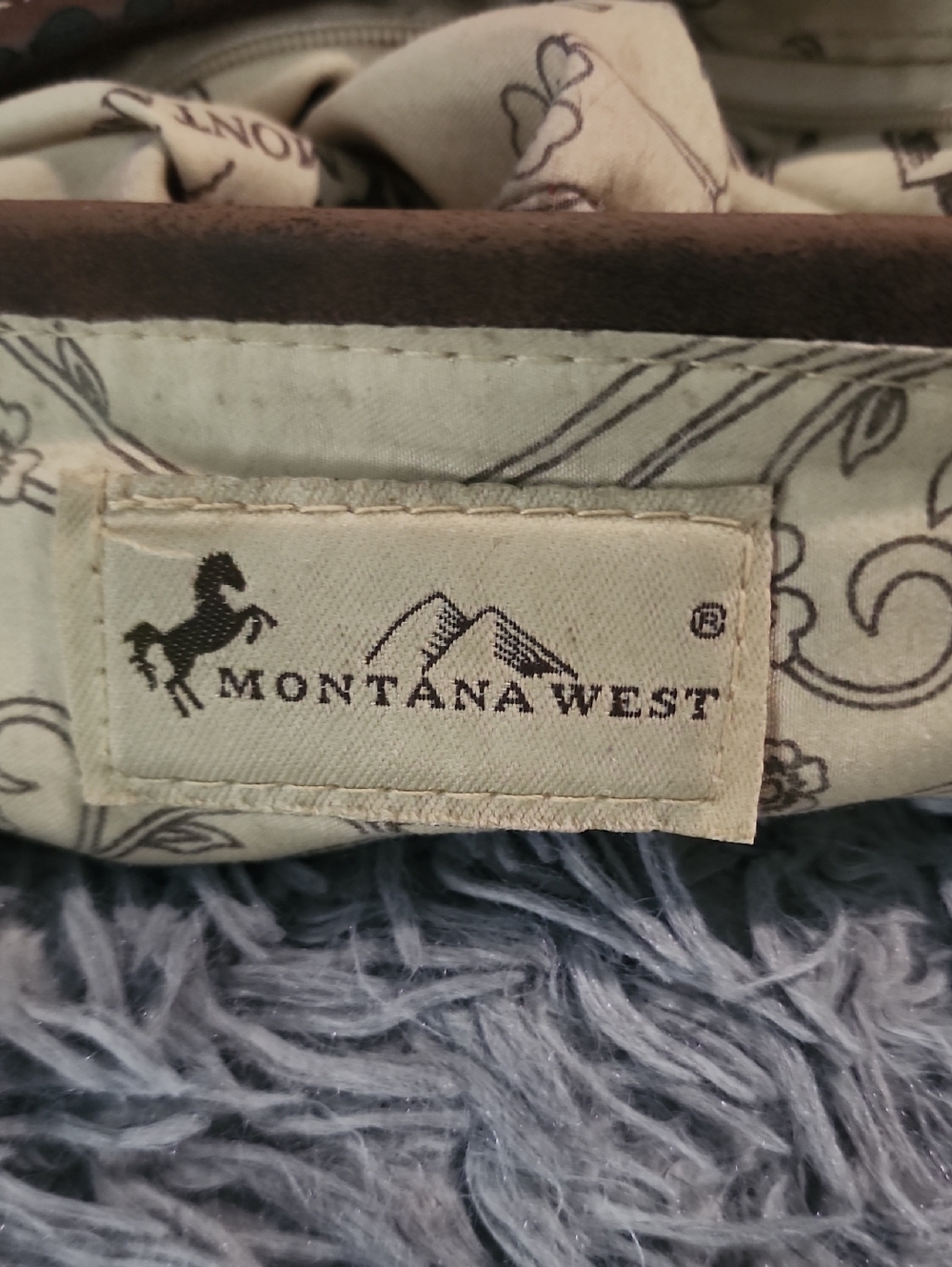 Stylish Brown Embroidered Crossbody Bag - Picture 7 of 7